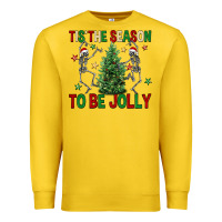 Lemon Tis' the season to be Jolly Premium Sweatshirt - NancyCooperArtShop