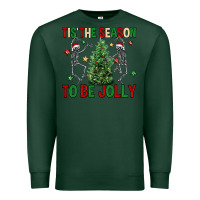 Sports Green Tis' the season to be Jolly Premium Sweatshirt - NancyCooperArtShop