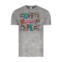 Cloud Rock coffee teach repeat Vintage Tee - HRA Design Shop