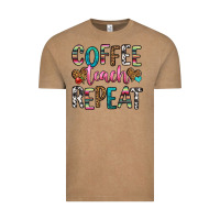 Vintage Coffee coffee teach repeat Vintage Tee - HRA Design Shop