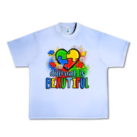 Grape Ice different is beautiful Urban Heavy Tee - JahusDesignShop