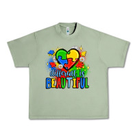 Oil Green different is beautiful Urban Heavy Tee - JahusDesignShop