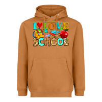 Meerkat i love school Heavyweight Hoodie - NancyCooperArtShop