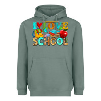 Sage i love school Heavyweight Hoodie - NancyCooperArtShop