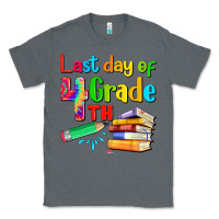 Charcoal Heather last day of fourth grade Classic Tee - Artiststas