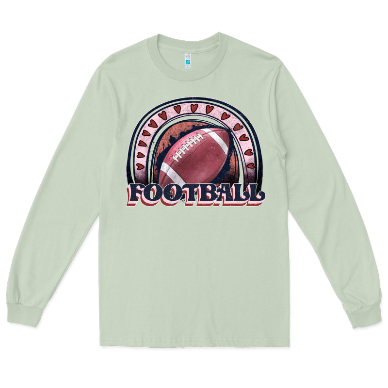 Football Rainbow Long Sleeve Tee by JahusDesignShop | Teevron