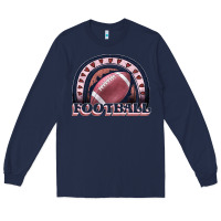 Navy football rainbow Long Sleeve Tee - JahusDesignShop