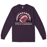 Plum football rainbow Long Sleeve Tee - JahusDesignShop