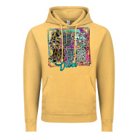 Vintage Mustard summer vibes Vintage Hoodie - SublimationCraftShop