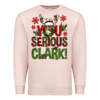 Pale Pink You serious clark deer Premium Sweatshirt - NancyCooperArtShop