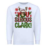 White You serious clark deer Premium Sweatshirt - NancyCooperArtShop