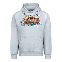 Heather Grey noahs ark Urban Hoodie - texasbilliewilder