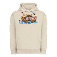 Pigment French Oak noahs ark Urban Hoodie - texasbilliewilder