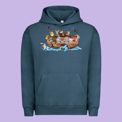 Noahs Ark Urban Hoodie Designed By Texasbilliewilder