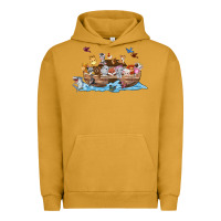 Pigment Peanut Butter noahs ark Urban Hoodie - texasbilliewilder