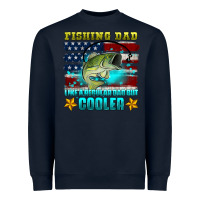 Navy fishing dad like a regular dad but cooler Heavyweight Sweatshirt - HRA Design Shop