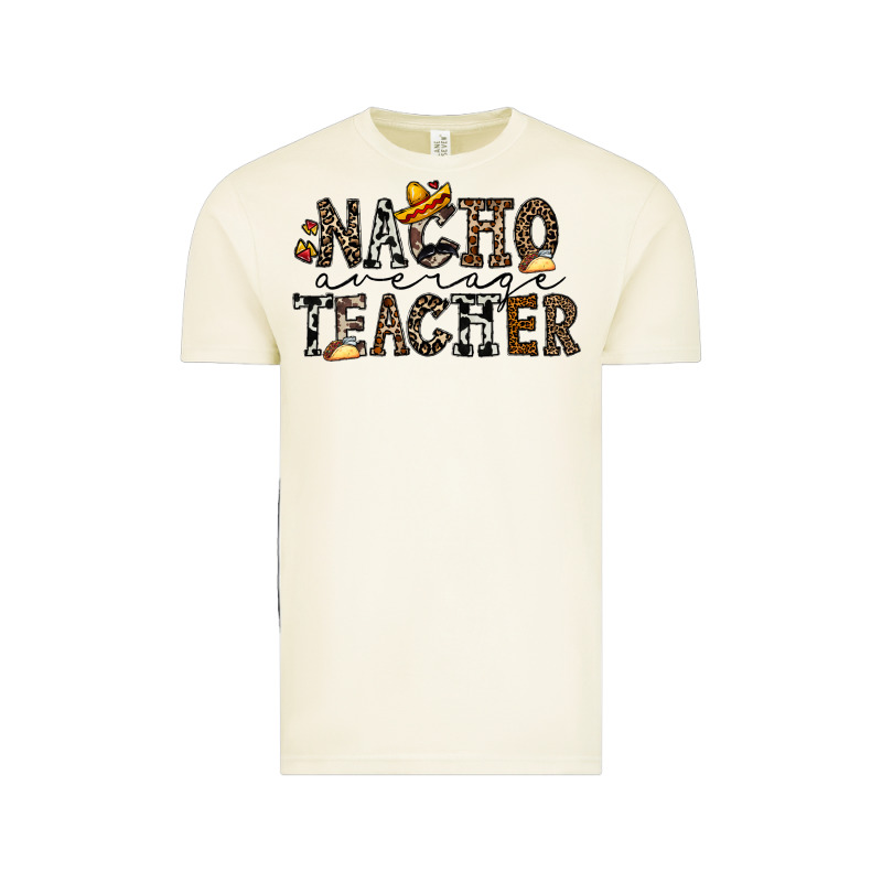 Nacho Averange Teacher Vintage Tee by CowhideDigitalArt | Teevron