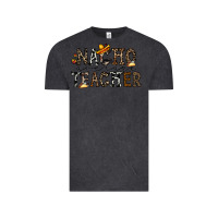 Vintage Black nacho averange teacher Vintage Tee - CowhideDigitalArt