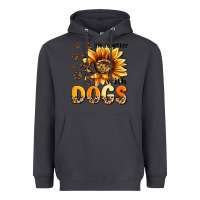 Smoke life is better with dogs sunflower Heavyweight Hoodie - MaliasSmallBusiness