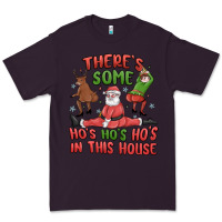 Plum there's some ho's ho's ho's in this house Premium Tee - MaliasSmallBusiness