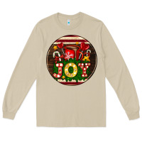 Mushroom Christmas joy and hot chocolate Long Sleeve Tee - AdoDesignShop