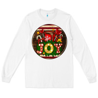 White Christmas joy and hot chocolate Long Sleeve Tee - AdoDesignShop
