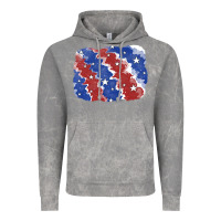 Cloud Rock Patriotic tie dye background Vintage Hoodie - CowGirlArtShop