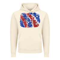 Vintage Artic Patriotic tie dye background Vintage Hoodie - CowGirlArtShop