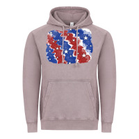 Vintage Zinc Patriotic tie dye background Vintage Hoodie - CowGirlArtShop