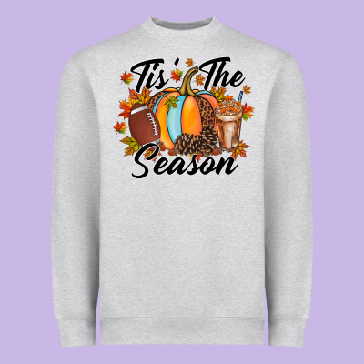 Tis Is Season Heavyweight Sweatshirt Designed By Racoondesign