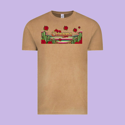 Chingona 16oz Libbey Cup Vintage Tee Designed By Hra Design Shop