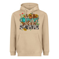 Mushroom a country girl can survive Heavyweight Hoodie - MaliasSmallBusiness
