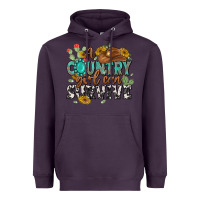 Plum a country girl can survive Heavyweight Hoodie - MaliasSmallBusiness