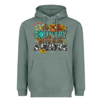 Sage a country girl can survive Heavyweight Hoodie - MaliasSmallBusiness