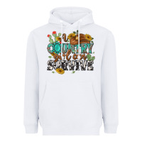 White a country girl can survive Heavyweight Hoodie - MaliasSmallBusiness