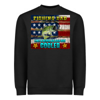Black fishing dad like a regular but cooler Heavyweight Sweatshirt - HRA Design Shop