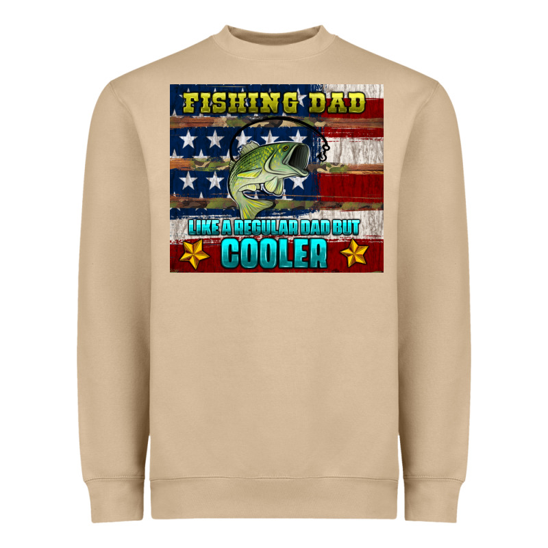 Fishing Dad Like A Regular But Cooler Heavyweight Sweatshirt by HRA Design Shop | Teevron