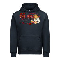 Navy the hell i wont with sassy pinup cowgirl Urban Hoodie - texasbilliewilder