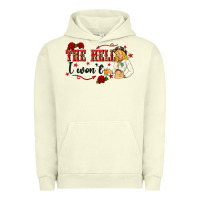 Pigment Pistachio the hell i wont with sassy pinup cowgirl Urban Hoodie - texasbilliewilder