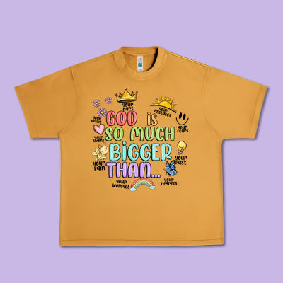 God Is Bigger Urban Heavy Tee Designed By Jahusdesignshop