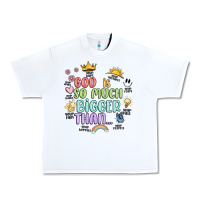 White god is bigger Urban Heavy Tee - JahusDesignShop