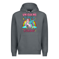 Rock unicorns are born in october Premium Hoodie - Jasminsmagicworld