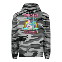 Slate Camo unicorns are born in october Premium Hoodie - Jasminsmagicworld