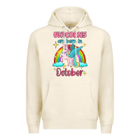 Tofu unicorns are born in october Premium Hoodie - Jasminsmagicworld
