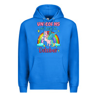 True Royal unicorns are born in october Premium Hoodie - Jasminsmagicworld