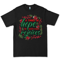 Black a thrill of hope the weary world rejoices Premium Tee - MaliasSmallBusiness