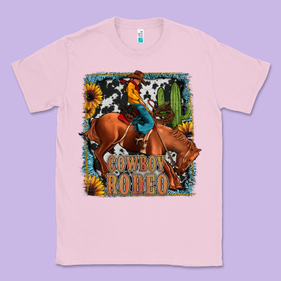 Cowboy Rodeo Classic Tee Designed By Jahusdesignshop
