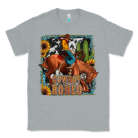 Heather Grey cowboy rodeo Classic Tee - JahusDesignShop