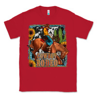 Red cowboy rodeo Classic Tee - JahusDesignShop