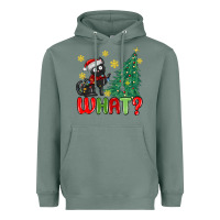 Sage christmas  cat  what Heavyweight Hoodie - MaliasSmallBusiness